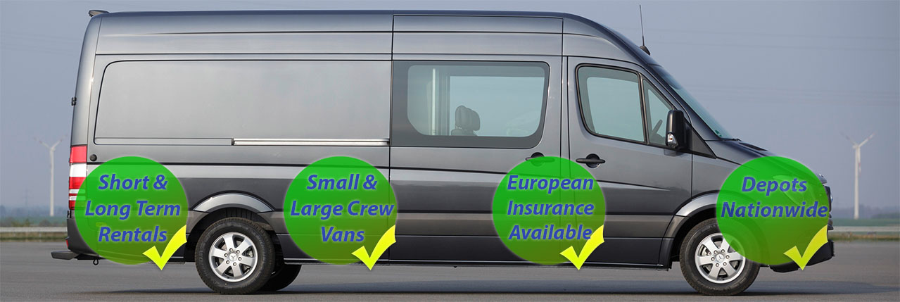 Crew Van Hire UK – Nationwide Crew Van 